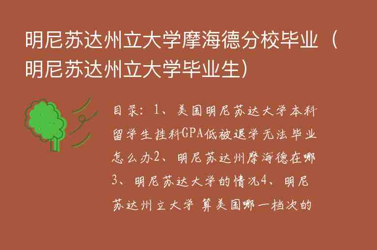 明尼蘇達(dá)州立大學(xué)摩海德分校畢業(yè)（明尼蘇達(dá)州立大學(xué)畢業(yè)生）