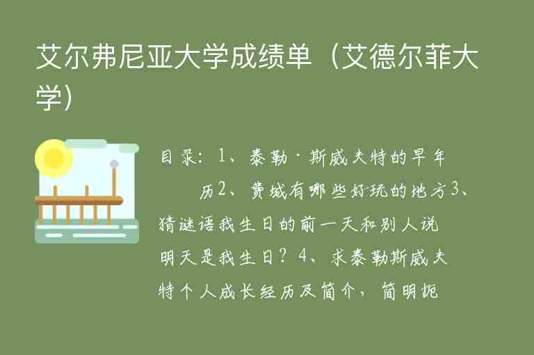 艾爾弗尼亞大學(xué)成績單（艾德爾菲大學(xué)）