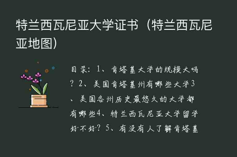 特蘭西瓦尼亞大學(xué)證書（特蘭西瓦尼亞地圖）