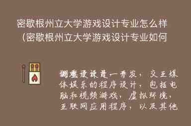 密歇根州立大學(xué)游戲設(shè)計(jì)專業(yè)怎么樣（密歇根州立大學(xué)游戲設(shè)計(jì)專業(yè)如何？）（）