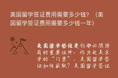 美國(guó)留學(xué)簽證費(fèi)用需要多少錢？（美國(guó)留學(xué)簽證費(fèi)用需要多少錢一年）